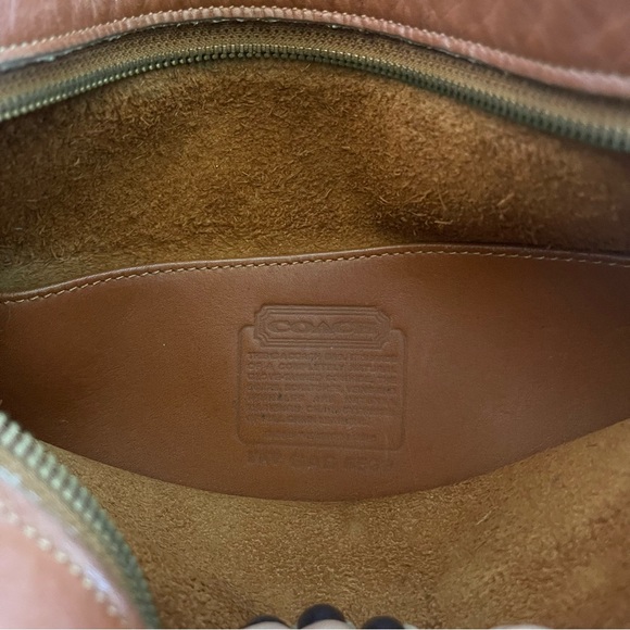 Vintage Coach British tan leather Taft shoulder bag - Picture 7 of 16